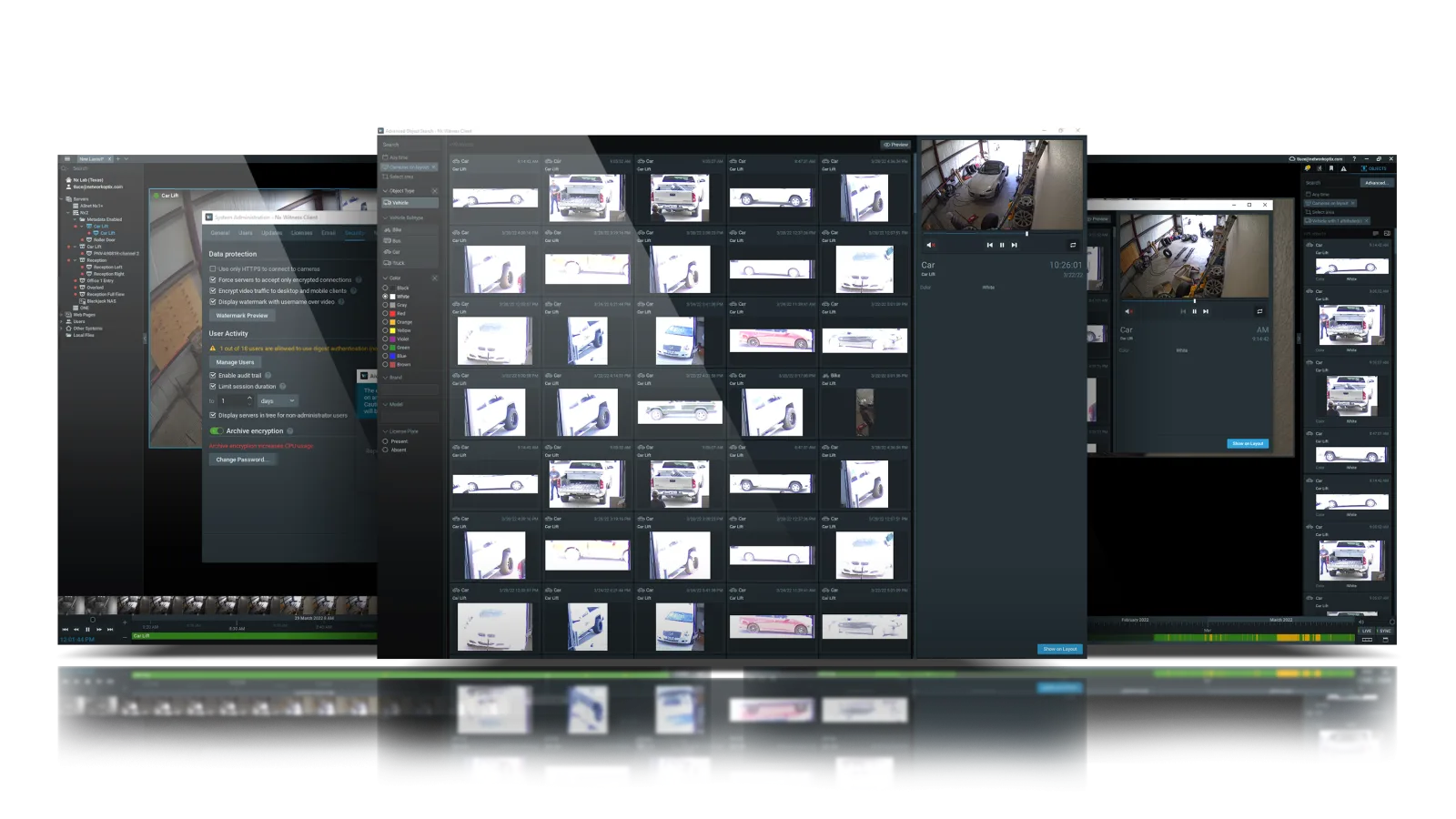 Application bureau NX Witness Desktop 5.0